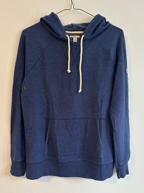Old Navy Blue Hooded Sweater Converse Style  Drawstring Hoodie Size Medium